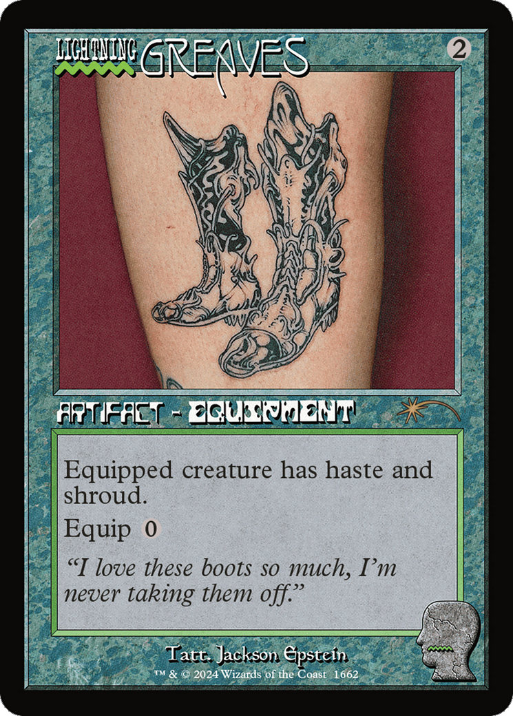 Image of Lightning Greaves (1662) (SLD-1662) - Secret Lair Drop