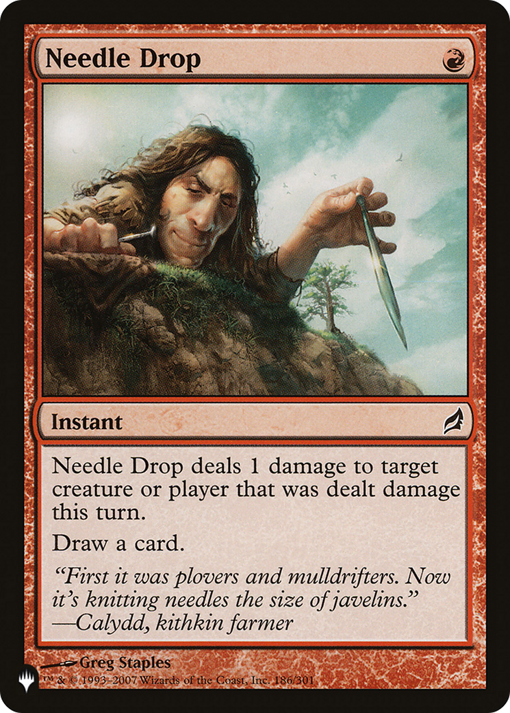 Image of Needle Drop (LIST-LRW-186) - The List