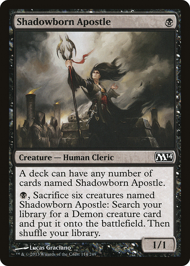 Image of Shadowborn Apostle (M14-114) - Magic 2014 Foil