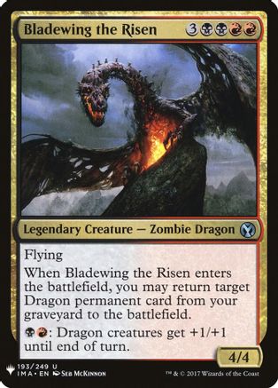 Image of Bladewing the Risen (LIST-193) - The List Reprints