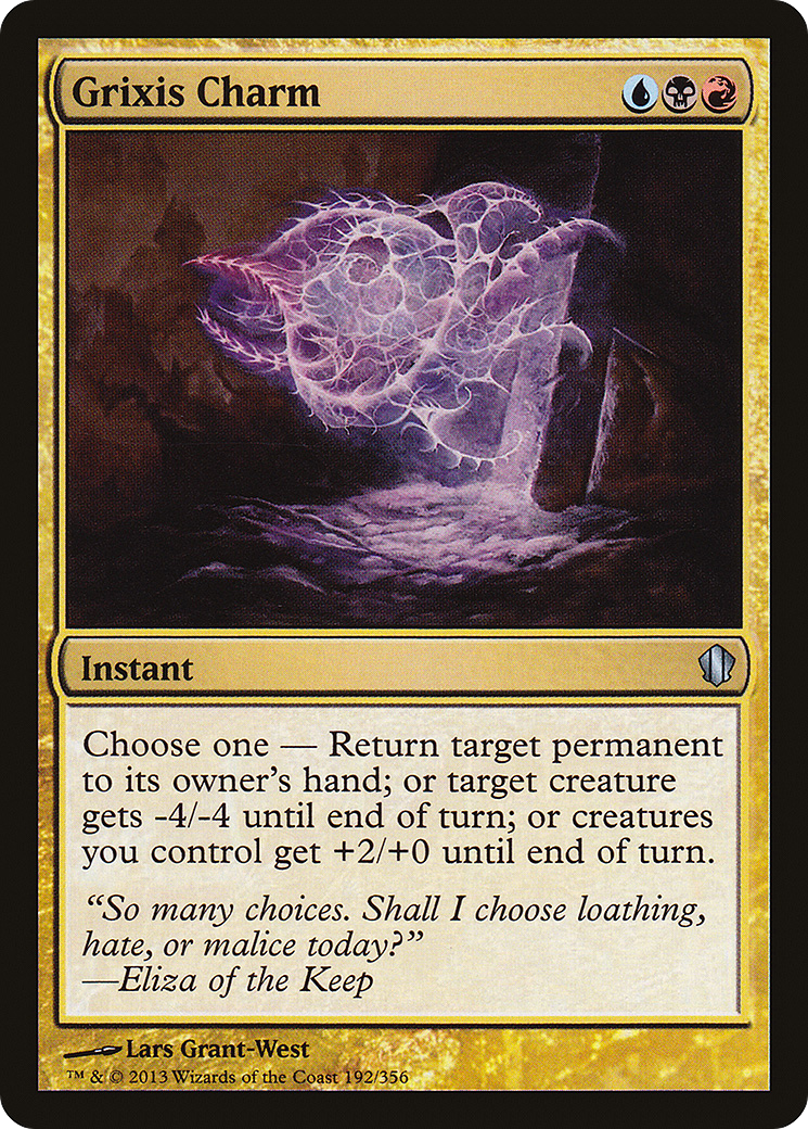 Image of Grixis Charm (C13-192) - Commander 2013