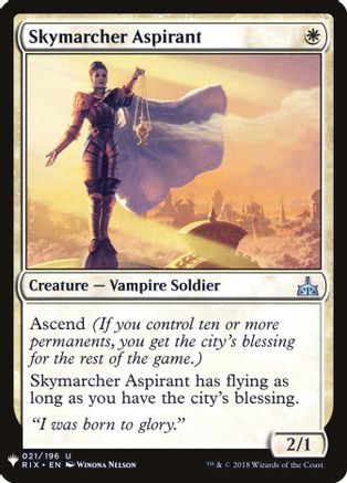 Image of Skymarcher Aspirant (LIST-021) - The List Reprints
