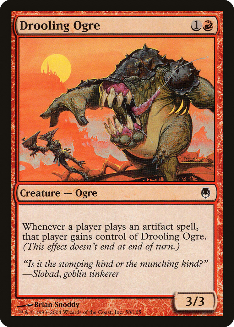 Image of Drooling Ogre (DST-058) - Darksteel