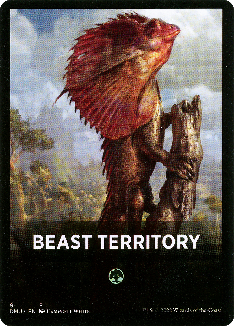 Image of Beast Territory (FDMU-009) - Dominaria United Jumpstart Front Cards Foil