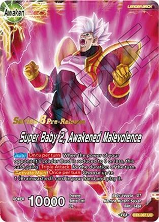 Image of Super Baby 1 // Super Baby 2, Awakened Malevolence (BT8-067_PR) - Malicious Machinations PreRelease Cards