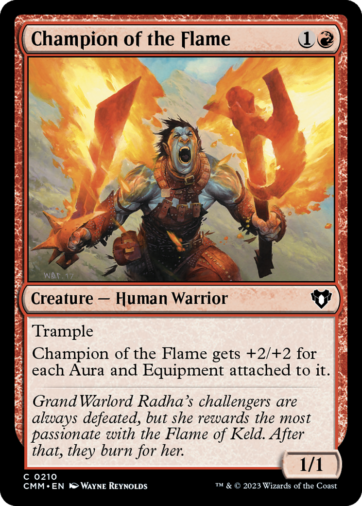 Image of Champion of the Flame (CMM-210) - Commander Masters