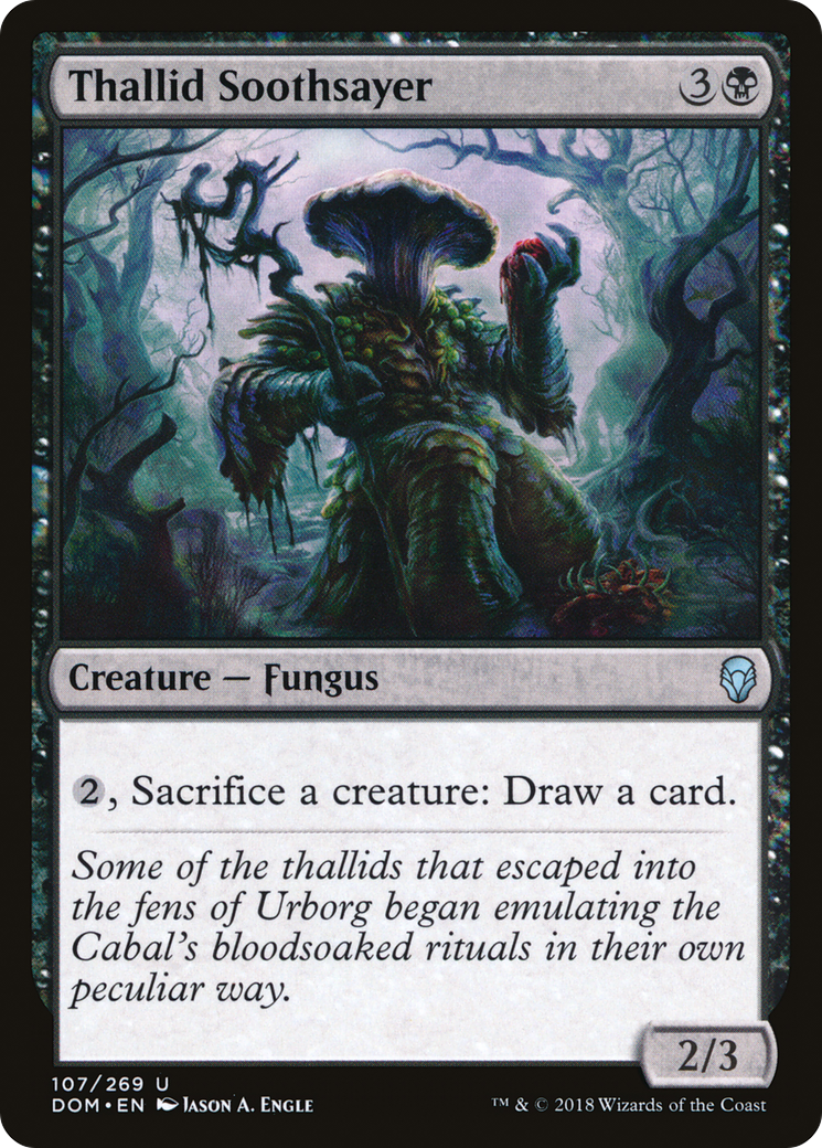 Image of Thallid Soothsayer (DOM-107) - Dominaria