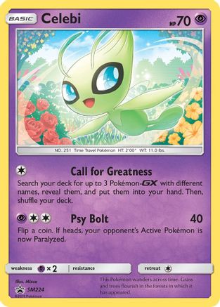 Image of Celebi SM224  - Holofoil SM Promos - Promo