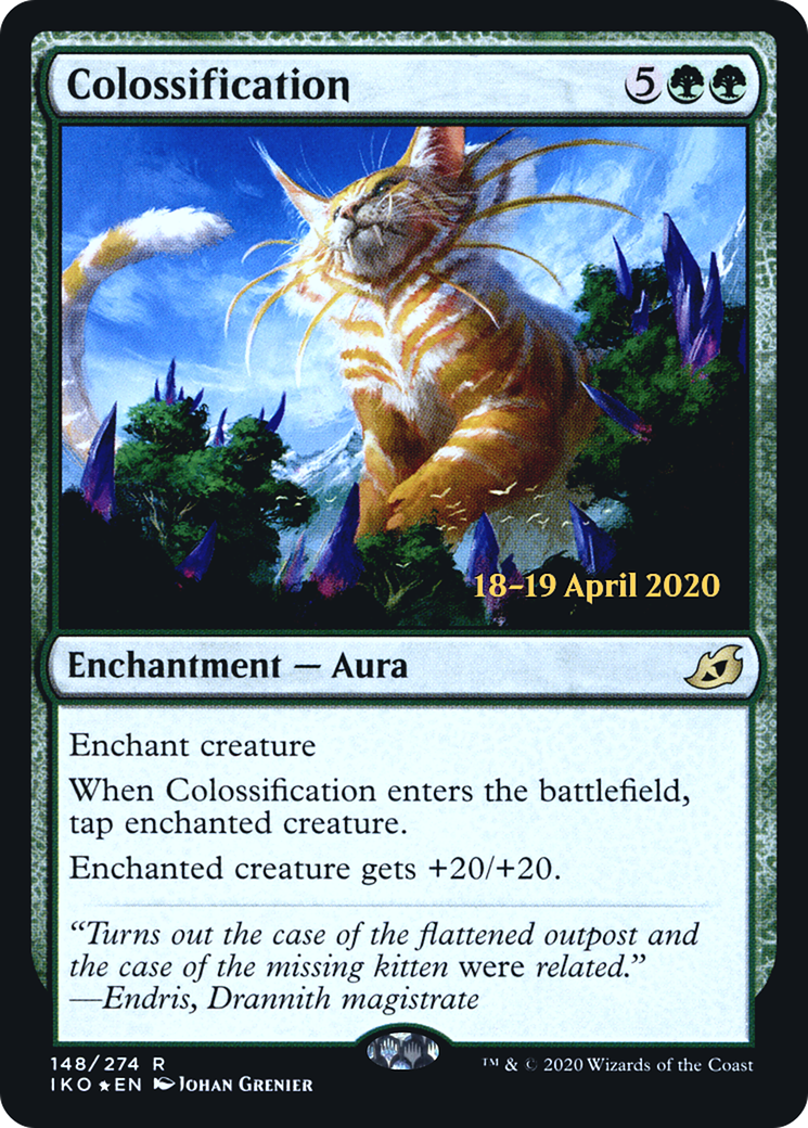 Image of Colossification (PRE-148) - Ikoria: Lair of Behemoths Promos Foil