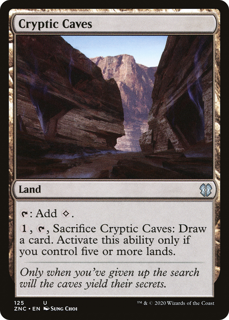 Image of Cryptic Caves (ZNC-125) - Zendikar Rising Commander