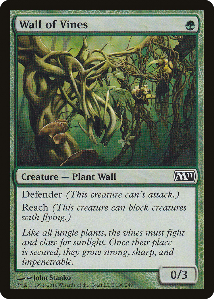 Image of Wall of Vines (M11-199) - Magic 2011 Foil