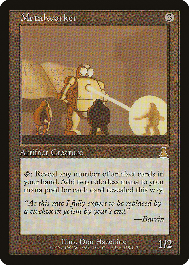 Image of Metalworker (UDS-135) - Urza's Destiny Foil
