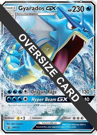 Image of Gyarados GX SM212  - Holofoil Jumbo Cards - Promo