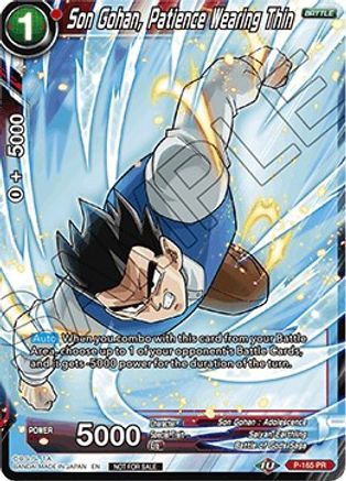 Image of Son Gohan, Patience Wearing Thin (P-165) - Promotion Cards