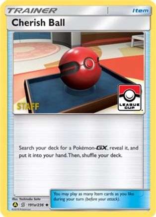 Image of Cherish Ball 191a/236  - Reverse Holofoil League & Championship Cards - Promo