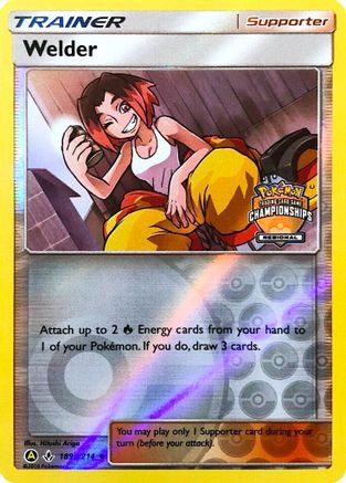 Image of Welder 189a/214  - Reverse Holofoil League & Championship Cards - Promo