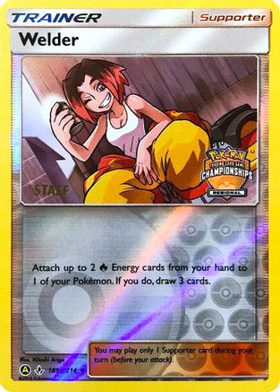Image of Welder 189a/214  - Reverse Holofoil League & Championship Cards - Promo