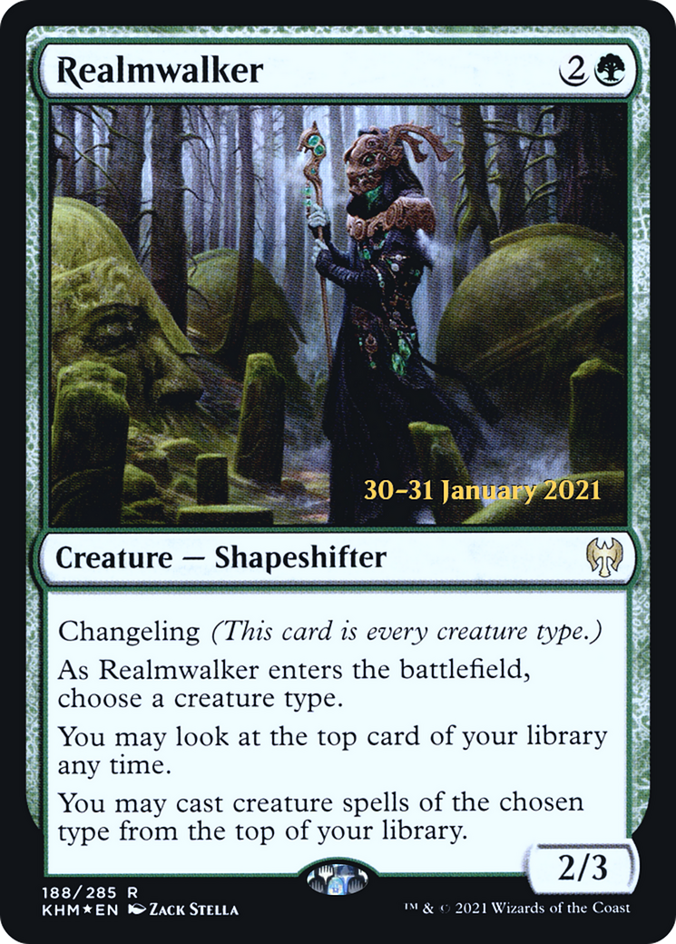 Image of Realmwalker (PRE-188) - Kaldheim Promos Foil