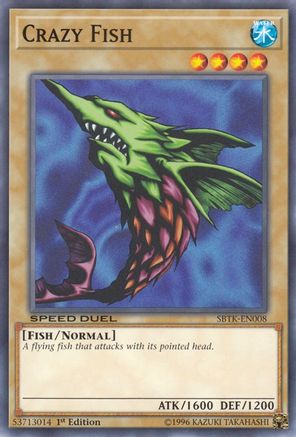 Image of Crazy Fish (SBTK-EN008) - Speed Duel: Trials of the Kingdom 1st Edition