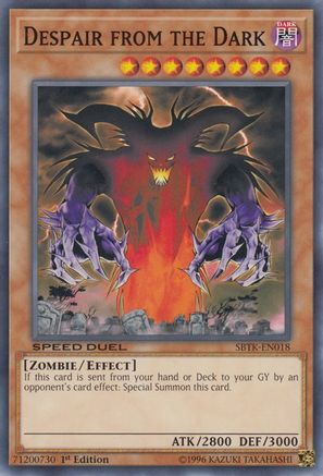 Image of Despair from the Dark (SBTK-EN018) - Speed Duel: Trials of the Kingdom 1st Edition