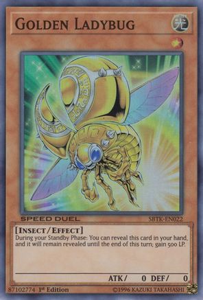 Image of Golden Ladybug (SBTK-EN022) - Speed Duel: Trials of the Kingdom 1st Edition