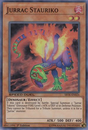 Image of Jurrac Stauriko (SBTK-EN024) - Speed Duel: Trials of the Kingdom 1st Edition