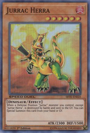 Image of Jurrac Herra (SBTK-EN025) - Speed Duel: Trials of the Kingdom 1st Edition