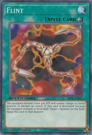 Image of Flint (SBTK-EN033) - Speed Duel: Trials of the Kingdom 1st Edition