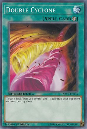 Image of Double Cyclone (SBTK-EN035) - Speed Duel: Trials of the Kingdom 1st Edition