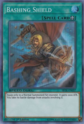 Image of Bashing Shield (SBTK-EN037) - Speed Duel: Trials of the Kingdom 1st Edition
