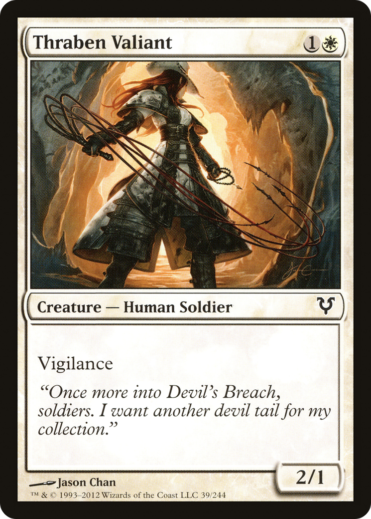 Image of Thraben Valiant (AVR-039) - Avacyn Restored