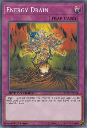 Image of Energy Drain (SBTK-EN041) - Speed Duel: Trials of the Kingdom 1st Edition