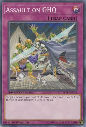 Image of Assault on GHQ (SBTK-EN042) - Speed Duel: Trials of the Kingdom 1st Edition
