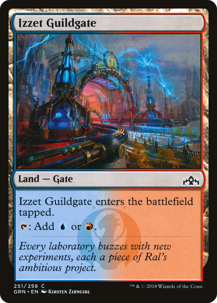Image of Izzet Guildgate (251) (GRN-251) - Guilds of Ravnica