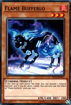 Image of Flame Bufferlo (OP12-EN017) - OTS Tournament Pack 12 Unlimited