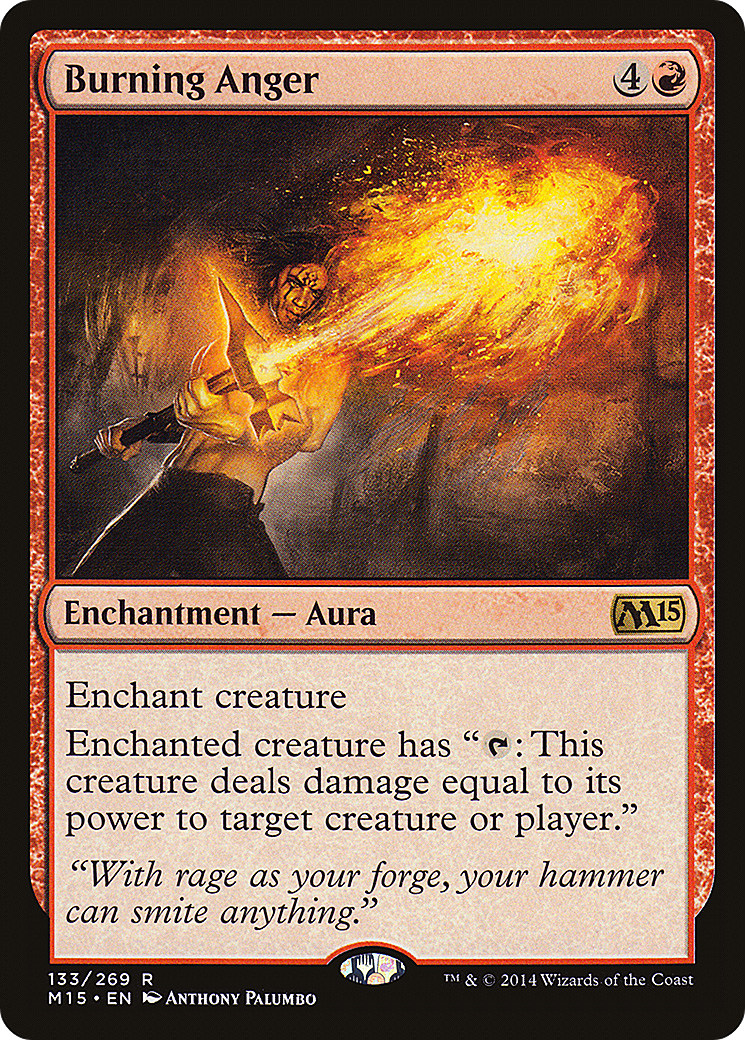 Image of Burning Anger (M15-133) - Magic 2015