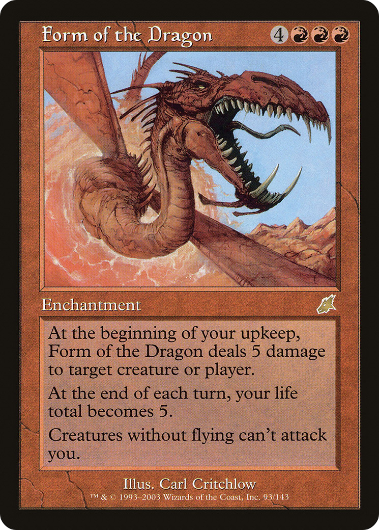 Image of Form of the Dragon (SCG-093) - Scourge