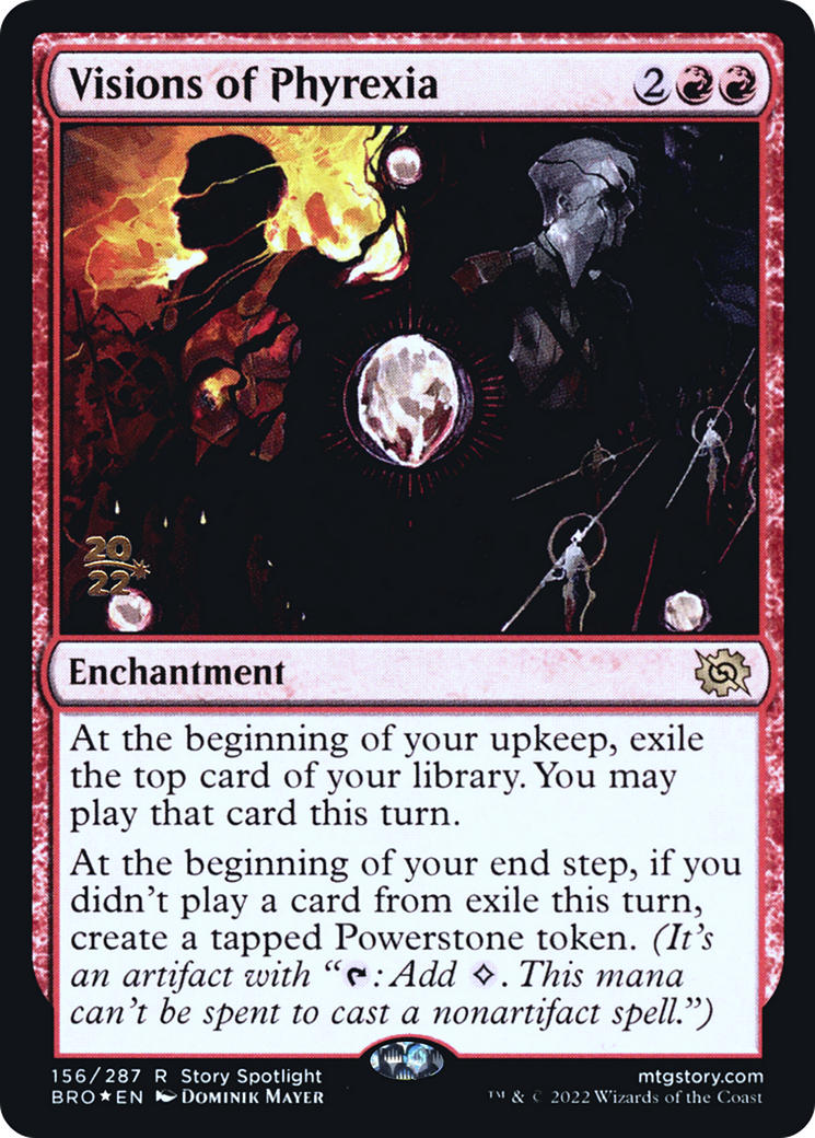 Image of Visions of Phyrexia (PRE-156) - The Brothers' War Promos Foil