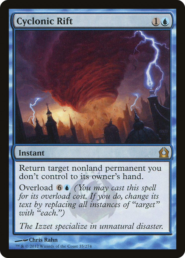 Image of Cyclonic Rift (RTR-035) - Return to Ravnica Foil