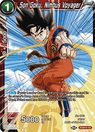 Image of Son Goku, Nimbus Voyager (EX09-01) - Expansion Deck Box Set 09 Saiyan Surge Foil