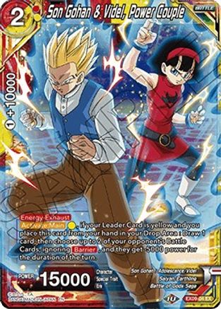 Image of Son Gohan & Videl, Power Couple (EX09-04) - Expansion Deck Box Set 09 Saiyan Surge
