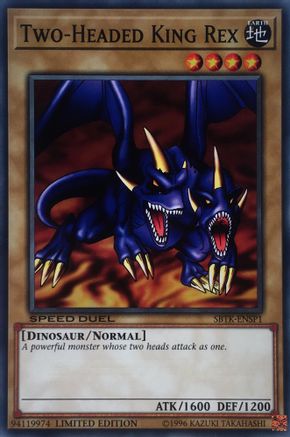 Image of Two-Headed King Rex (SBTK-ENSP1) - Speed Duel: Trials of the Kingdom Limited