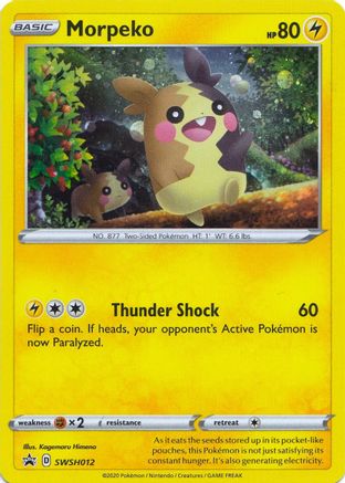 Image of Morpeko SWSH012  - Holofoil SWSH Sword & Shield Promo Cards - Promo