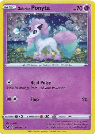 Image of Galarian Ponyta SWSH013  - Holofoil SWSH Sword & Shield Promo Cards - Promo