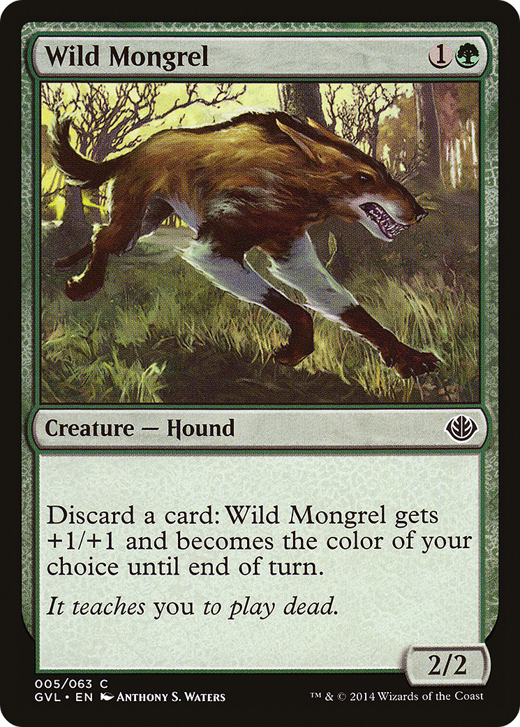 Image of Wild Mongrel (DD3-) - Duel Decks Anthology: Garruk vs. Liliana