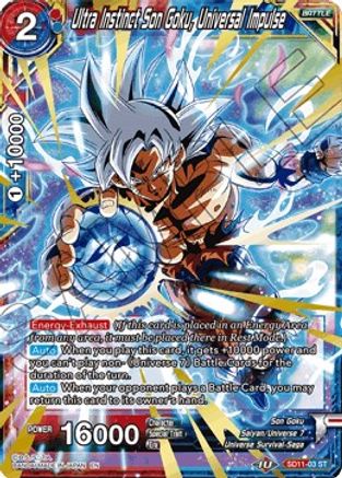 Image of Ultra Instinct Son Goku, Universal Impulse (SD11-03) - Universal Onslaught