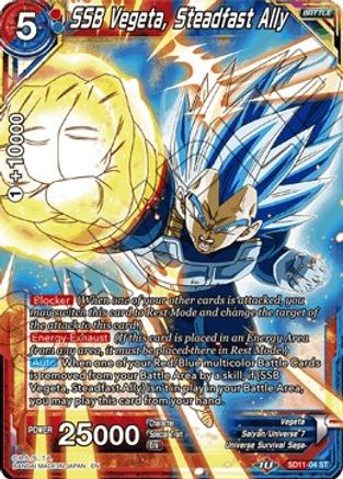 Image of SSB Vegeta, Steadfast Ally (SD11-04) - Universal Onslaught