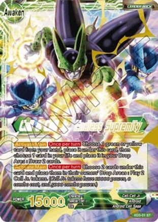 Image of Cell // Cell & Cell Jr., Endless Supremity (XD3-01) - Universal Onslaught