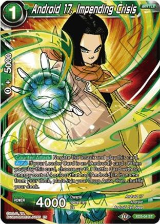 Image of Android 17, Impending Crisis (XD3-04) - Universal Onslaught Foil