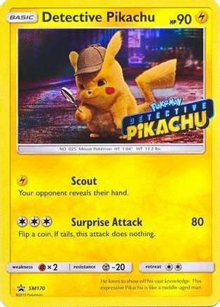 Image of Detective Pikachu SM170  - Holofoil SM Promos - Promo